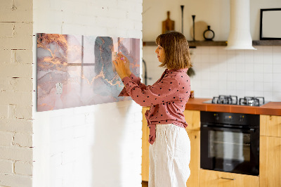 Dry erase board magnetic An elegant board for notes and photos