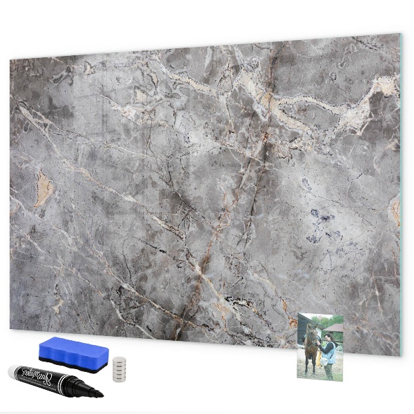 Dry erase board magnetic Board for photos and notes