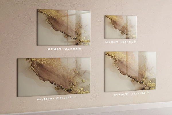 Magnetic dry erase board Modern board for photos and notes