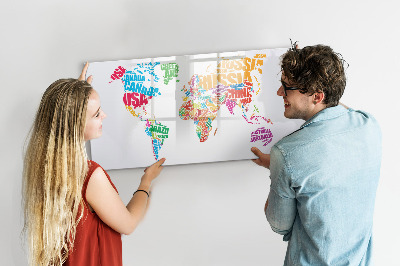 Dry erase board magnetic The world in colorful words and photos