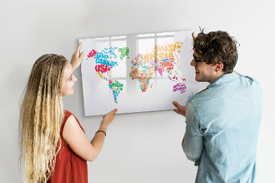 Dry erase board magnetic The world in colorful words and photos
