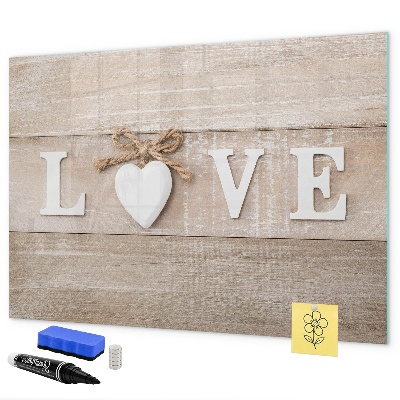 Magnetic dry erase board Love in photos and memories