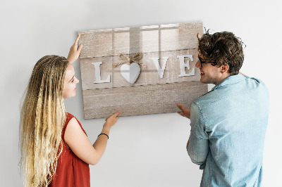 Magnetic dry erase board Love in photos and memories