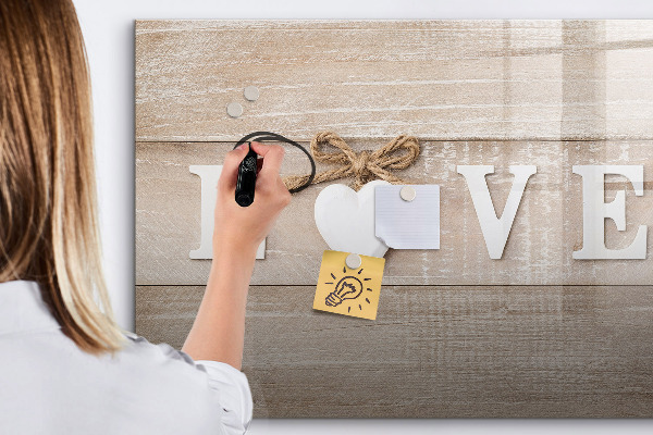Magnetic dry erase board Love in photos and memories