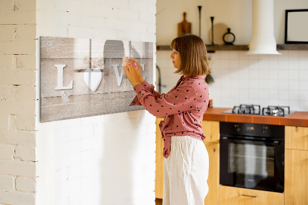 Magnetic dry erase board Love in photos and memories