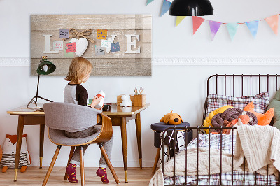 Magnetic dry erase board Love in photos and memories