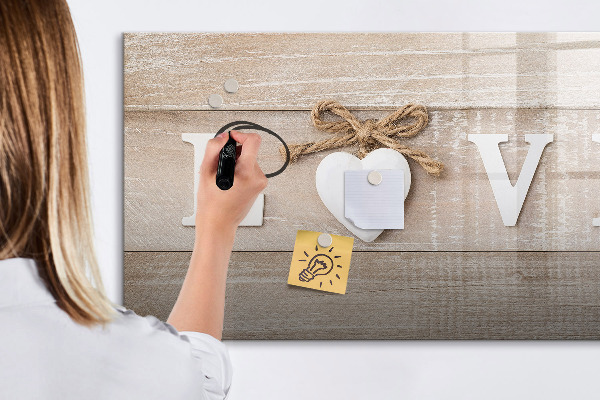 Magnetic dry erase board Love in photos and memories