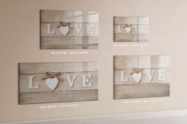 Magnetic dry erase board Love in photos and memories