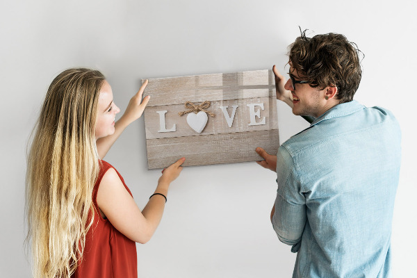 Magnetic dry erase board Love in photos and memories