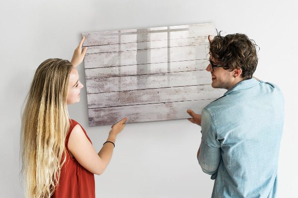 Dry erase board magnetic Board for photos and notes