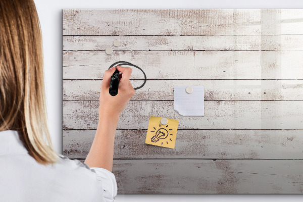 Dry erase board magnetic Board for photos and notes