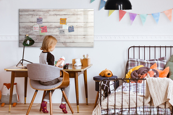 Dry erase board magnetic Board for photos and notes