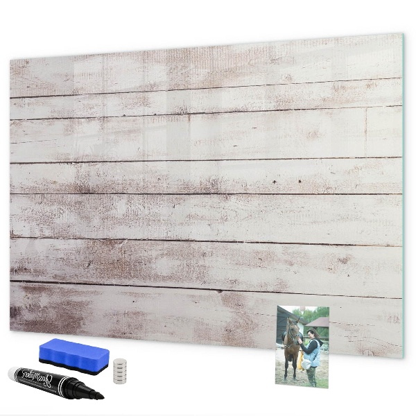 Dry erase board magnetic Board for photos and notes