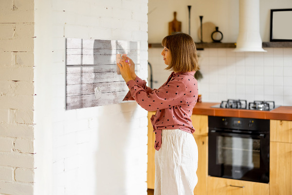 Dry erase board magnetic Board for photos and notes