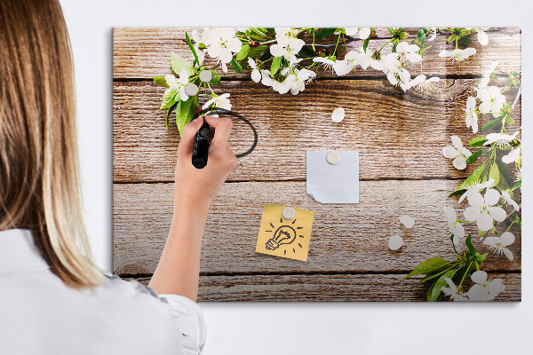 Magnetic dry erase board Creative board for photos and notes