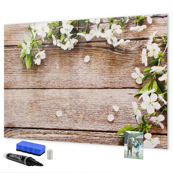 Magnetic dry erase board Creative board for photos and notes