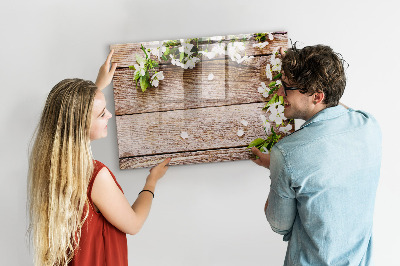 Magnetic dry erase board Creative board for photos and notes