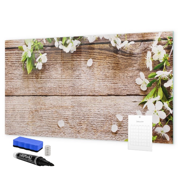 Magnetic dry erase board Creative board for photos and notes