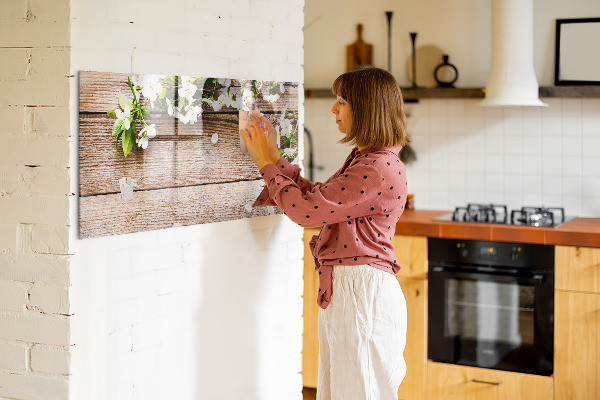 Magnetic dry erase board Creative board for photos and notes