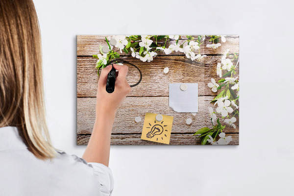 Magnetic dry erase board Creative board for photos and notes