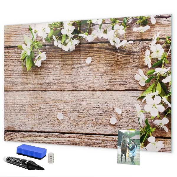 Magnetic dry erase board Creative board for photos and notes
