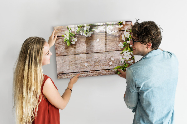 Magnetic dry erase board Creative board for photos and notes