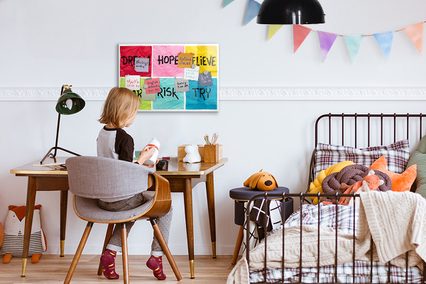 Dry erase board magnetic Inspiring slogans for action and dreams