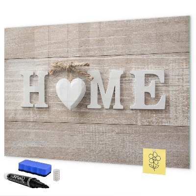 Magnetic dry erase board Wall decoration with space for photos