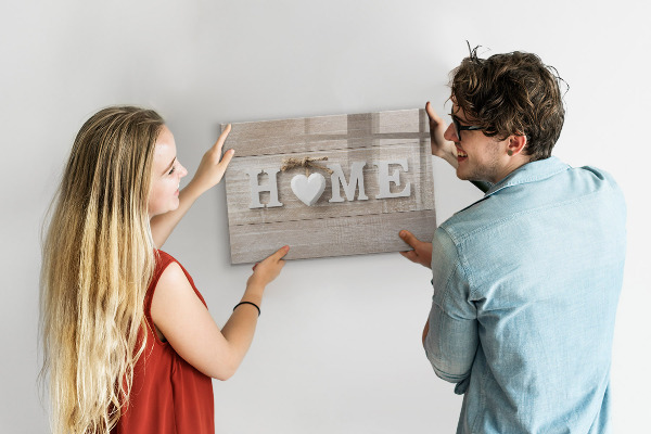 Magnetic dry erase board Wall decoration with space for photos