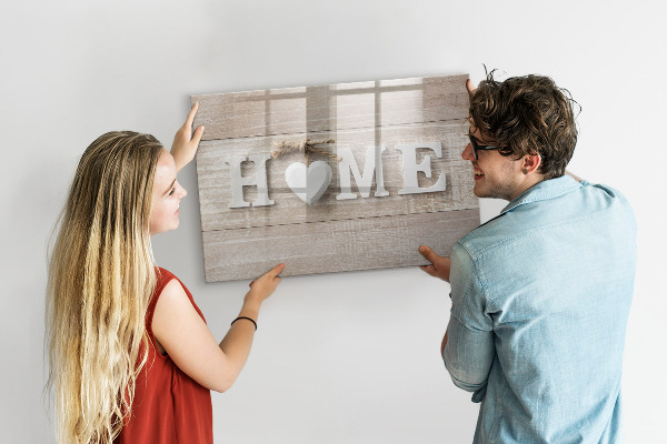 Magnetic dry erase board Wall decoration with space for photos