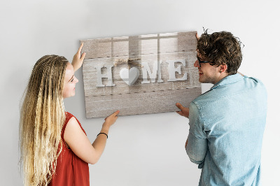Magnetic dry erase board Wall decoration with space for photos