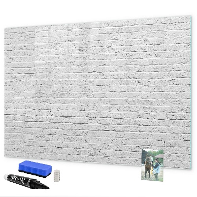 Dry erase board magnetic A stylish board for notes and photos