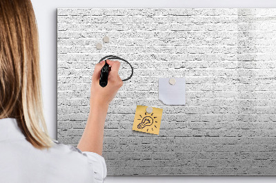 Dry erase board magnetic A stylish board for notes and photos