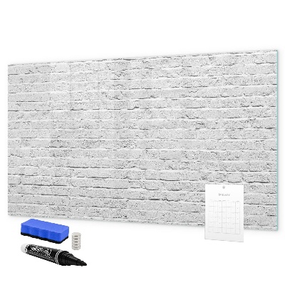Dry erase board magnetic A stylish board for notes and photos