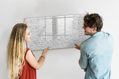 Dry erase board magnetic A stylish board for notes and photos