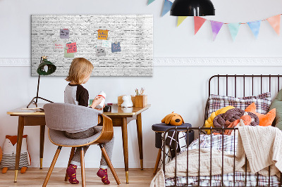 Dry erase board magnetic A stylish board for notes and photos