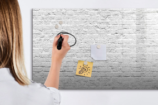Dry erase board magnetic A stylish board for notes and photos
