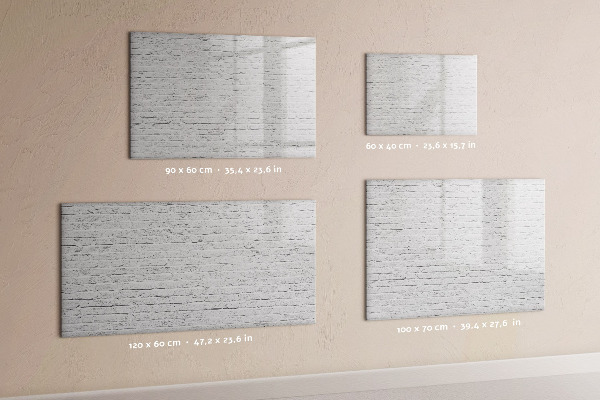 Dry erase board magnetic A stylish board for notes and photos
