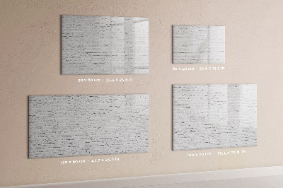 Dry erase board magnetic A stylish board for notes and photos