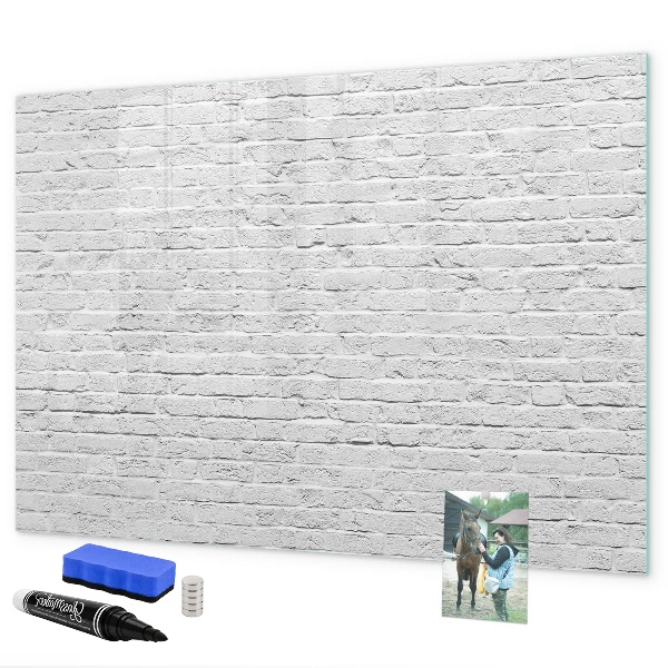 Dry erase board magnetic A stylish board for notes and photos