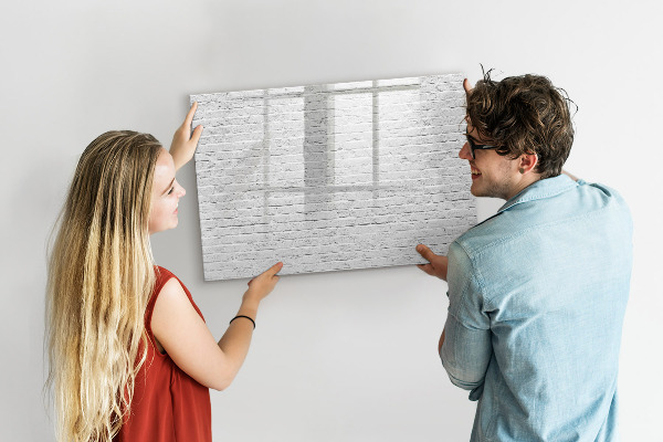 Dry erase board magnetic A stylish board for notes and photos