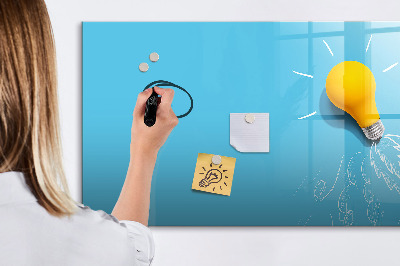 Dry erase board magnetic A colorful board for presenting photos