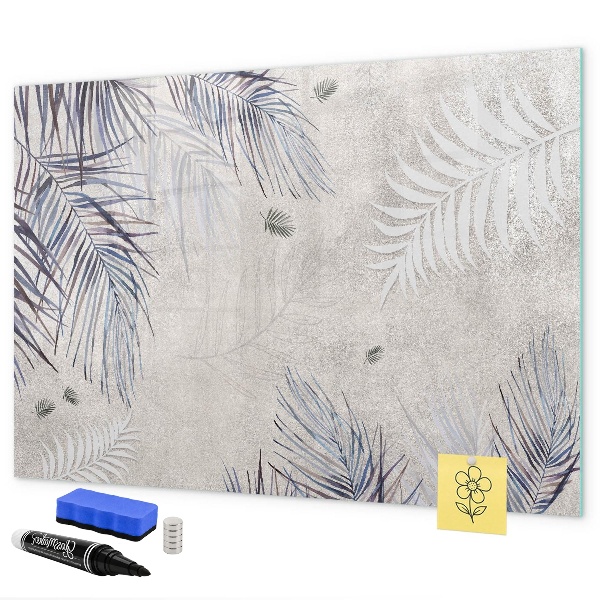 Dry erase board magnetic A stylish board for notes and photos