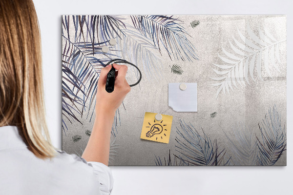 Dry erase board magnetic A stylish board for notes and photos
