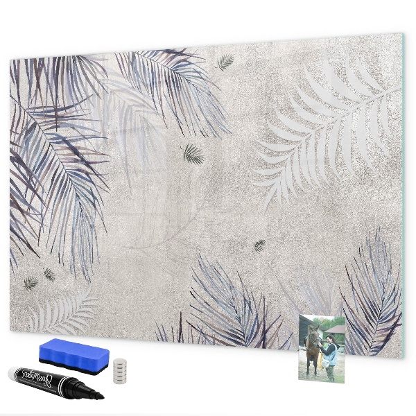 Dry erase board magnetic A stylish board for notes and photos