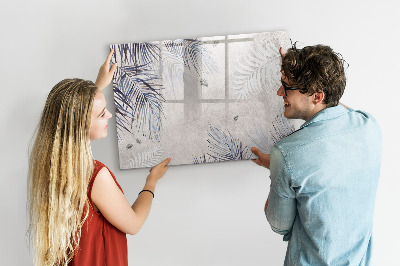 Dry erase board magnetic A stylish board for notes and photos