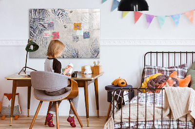 Dry erase board magnetic A stylish board for notes and photos