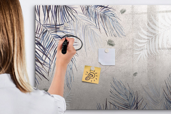 Dry erase board magnetic A stylish board for notes and photos