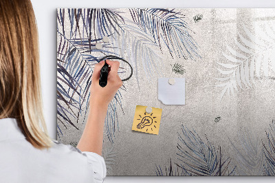 Dry erase board magnetic A stylish board for notes and photos