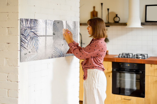 Dry erase board magnetic A stylish board for notes and photos
